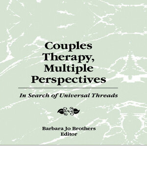 cover image of Couples Therapy, Multiple Perspectives